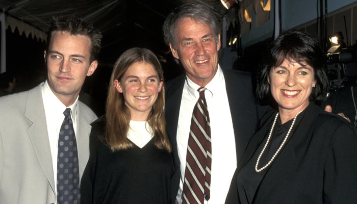 Matthew Perry’s had a blended family including his mother, father, two step-parents, five step-siblings