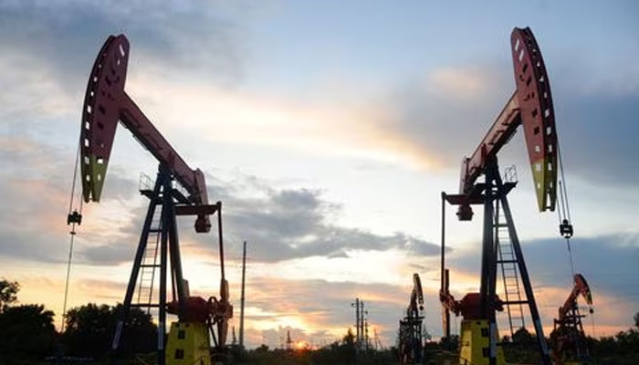 Pumpjacks are seen during sunset at the Daqing oil field in Heilongjiang province, China August 22, 2019.—Reuters