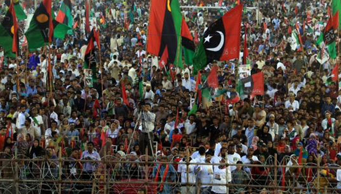 PPP power show at Kakri Ground in Karachi. — X/ @PPP_Org/File