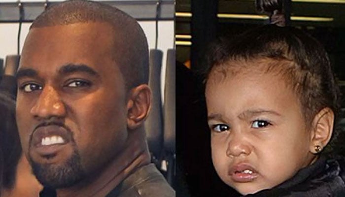 Kanye Wests daughter, North West shows unknown side