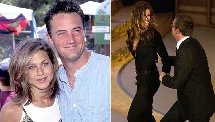 How did Jennifer Aniston react to Matthew Perrys death?