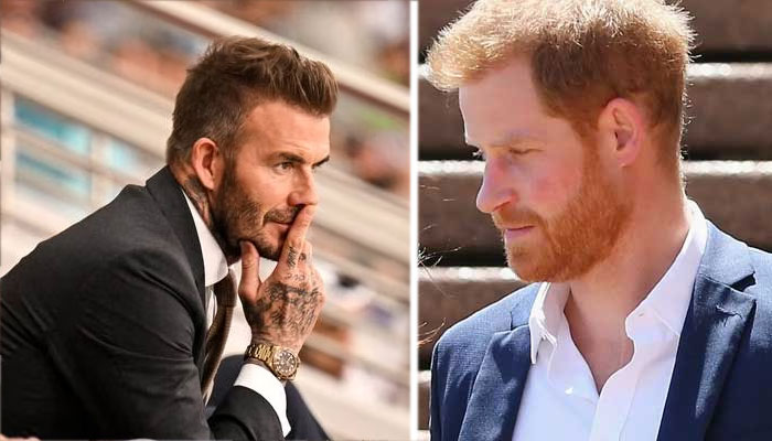 David Beckham is ‘putting his foot down’ with Prince Harry