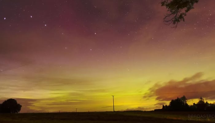 The lights over Leominster. — BBC Weather Watcher bbroastro