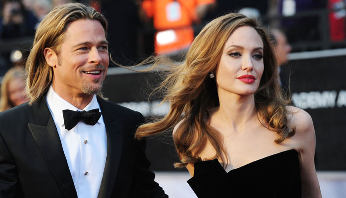 How did Angelina Jolie get jealous one time of Brad Pitts co-star?