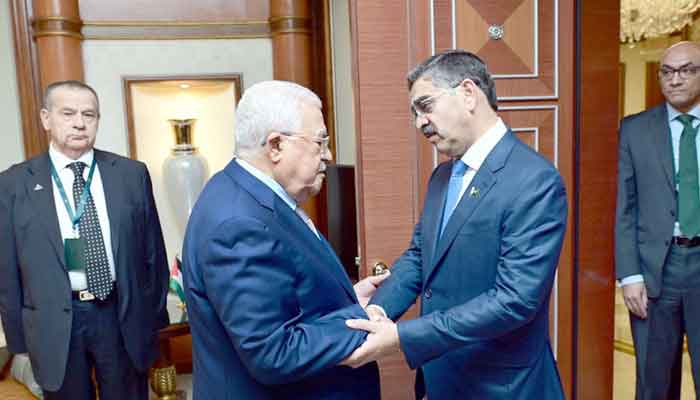 Prime Minister Anwaar-ul Haq Kakar has expressed unflinching solidarity of Pakistan with the Palestinian people in a meeting with President Mahmood Abbas. —PMO