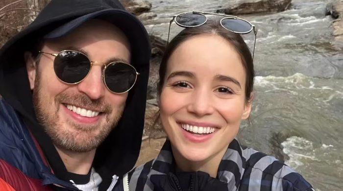 Alba Baptista flashes sparkly Chris Evans wedding ring