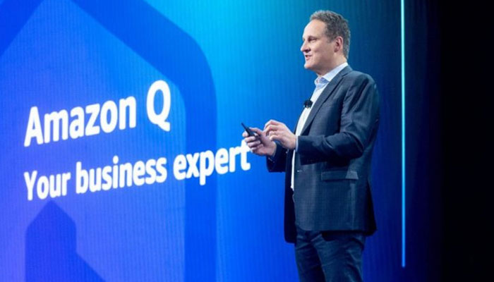 Amazon launches Q, an AI chatbot for businesses.—CEO Adam Selipsky