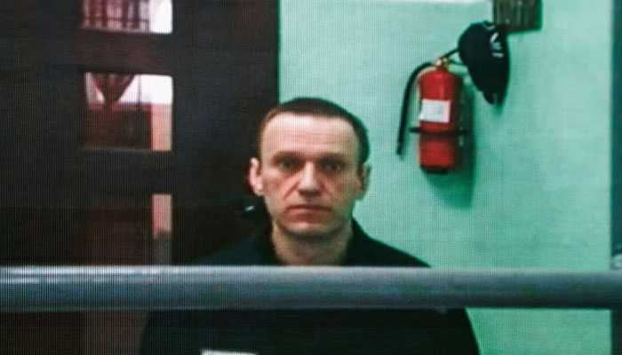 Mr Navalny has frequently appeared in court by video link, but recently he has been absent.—BBC