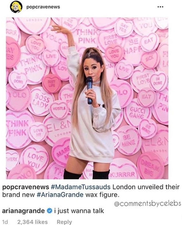 Internet reacts to Ariana Grandes wax figure: Who is that