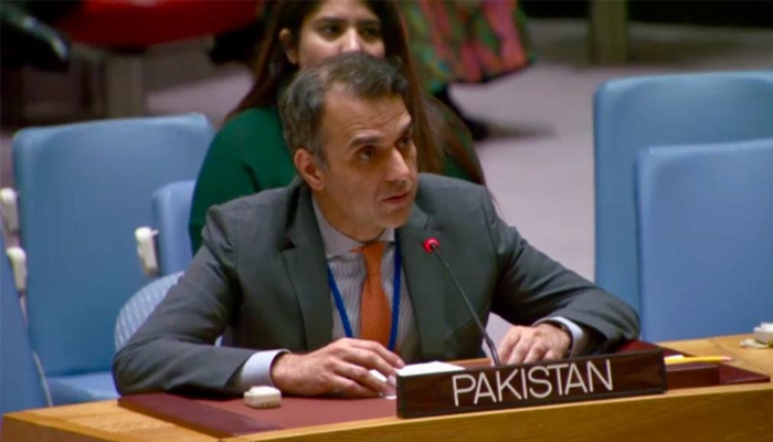 Deputy Permanent Representative of Pakistan to the UN Ambassador Muhammad Usman Iqbal Jadoon