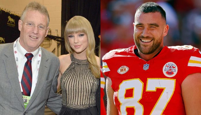 Taylor Swift clings to her dad amid Travis Kelce engagement rumors