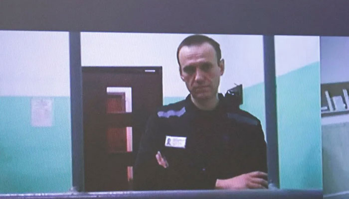 Alexei Navalny during a court hearing in September.—Reuters