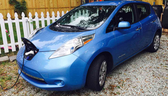 Nissan Leaf (starting at $28,140).—Treehugger