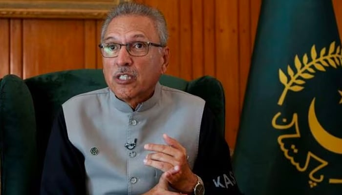 President Dr Arif Alvi. — Reuters/File