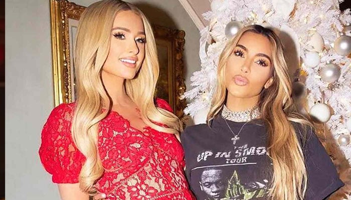 Kim Kardashian and Paris Hilton’s Christmas video has failed to convince fans of its authenticity
