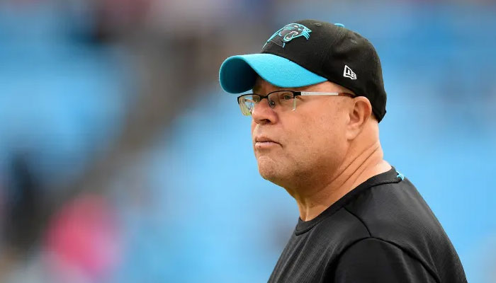 Carolina Panthers owner David Tepper looks on before their game against the Washington Redskins at Bank of America Stadium on December 01, 2019 in Charlotte, North Carolina. — AFP