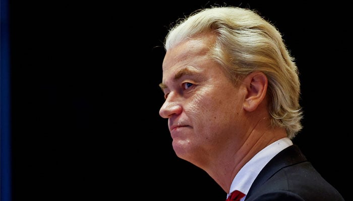 Dutch far-right politician and leader of the PVV party Geert Wilders attends a meeting of Dutch parties lead candidates in which far-right politician Geert Wilders booked major gains, to begin coalition talks in The Hague, Netherlands, November 24, 2023. — Reuters