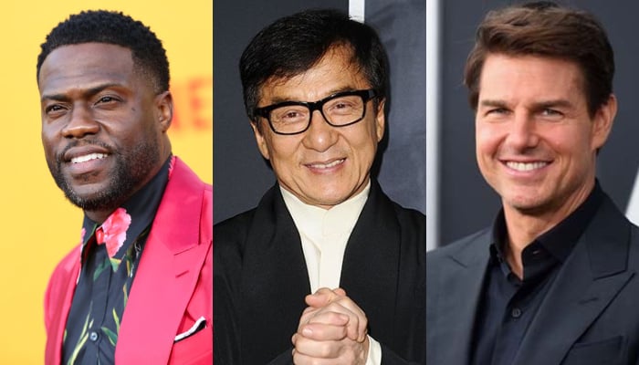 Kevin Hart says theres a secret action stars group chat involving Mark Wahlberg, Tom Cruise, Harrison Ford and more