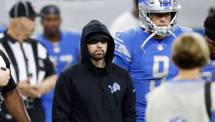 Eminem displays sheer love for the Detroit Lions