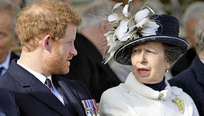 Prince Harry got hug from Princess Anne to comfort Queen death