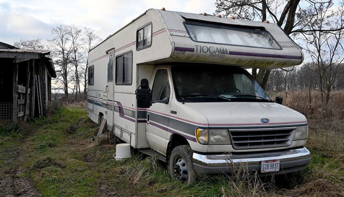 image of the trailer where Robert Rea lived with his dead wife. —JPA/file