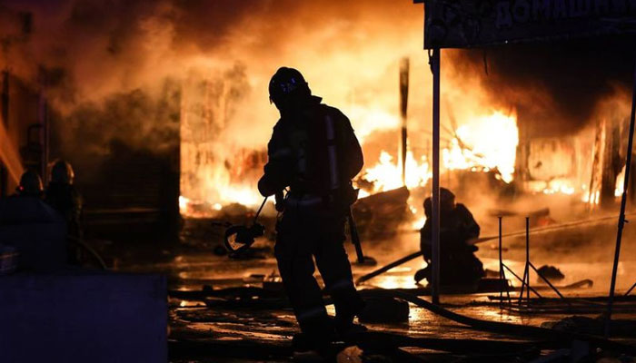 Representational image of a fire being extinguished. — Xinhua