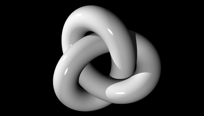 An illustration of a trefoil knot. — Gizmodo via Wikimedia Commons