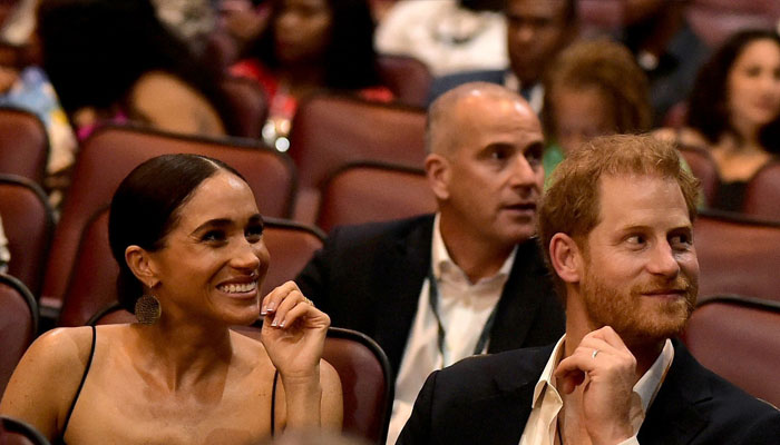 Prince Harry and Meghan Markle put on a united front as they enjoyed the premiere of Bob Marley: One Love