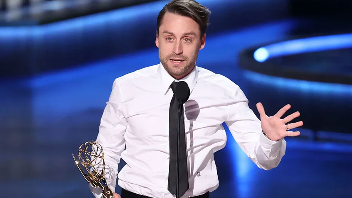 Kieran Culkin regrets one rush of the moment at Emmy Awards