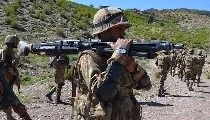 Security forces kill two terrorists in Hoshab area of Balochistan.— Radio Pakistan/file