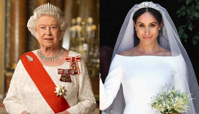 Queen Elizabeth wasnt happy with a number of things at Meghan Markle and Prince Harrys wedding