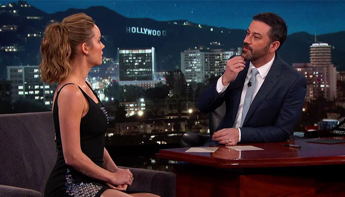 Brie Larson pocks fun at Jimmy Kimmel over his scrambled eggs technique