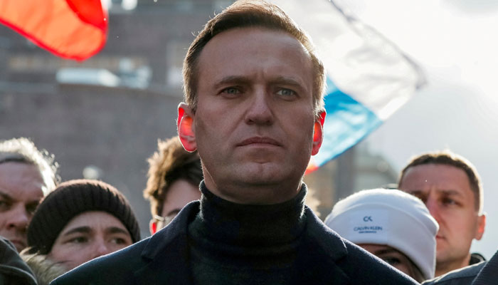 Russian opposition politician Alexei Navalny takes part in a rally in Moscow, Russia February 29, 2020. —Reuters