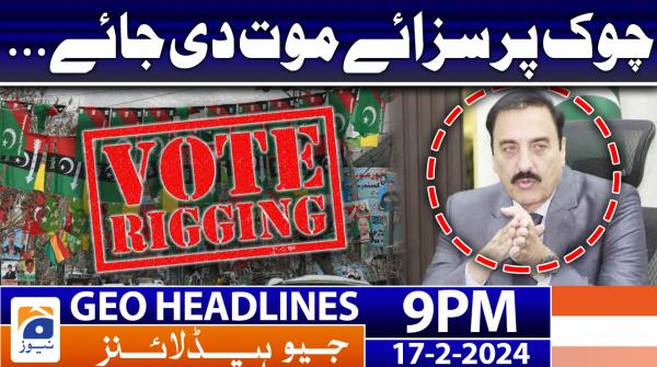 Geo News Headlines 9 Pm 7 January 2024 Tv Shows Geotv