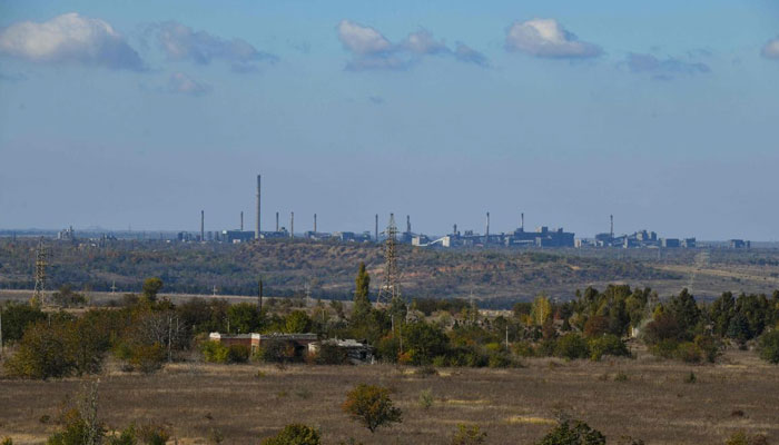 A view of the Avdiivka Coke and Chemical Plant in the frontline town of Avdiivka. Ukraine withdrew troops from the besieged eastern stronghold of Avdiivka to save the lives of its soldiers, President Volodymyr Zelensky said on February 17, 2024, handing Russia its biggest symbolic victory since May. — AFP