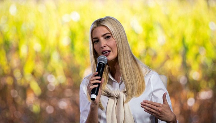 Then-White House Senior Adviser Ivanka Trump speaks during a campaign event for former US president Donald Trump, not pictured, in Dallas, North Carolina, US, October 1, 2020. — Reuters