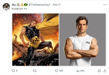 Henry Cavill signs deal with Marvel, sets Internet ablaze
