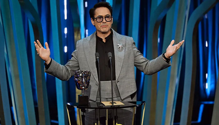 Robert Downey Jr. reacts to BAFTA win for ‘Oppenheimer