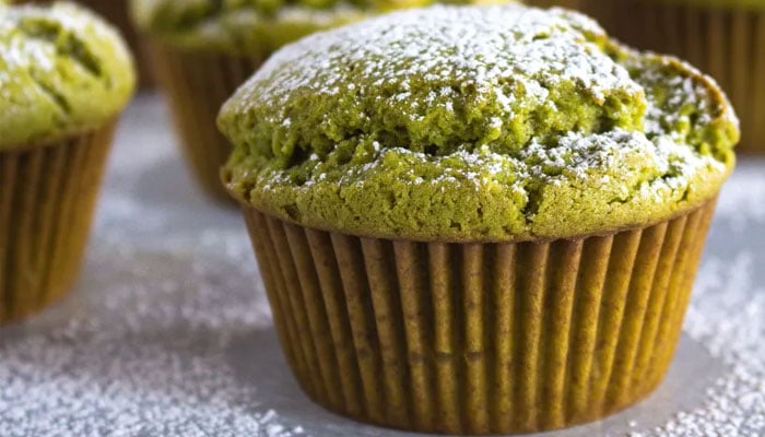 Matcha-flavoured muffin. — Justine Snacks/File