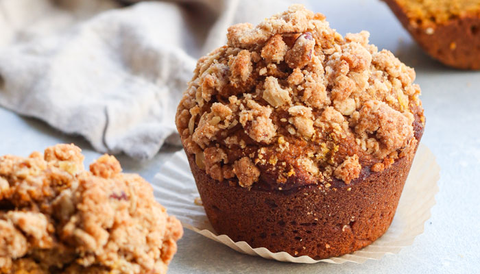 A streusel muffin. — Caits Plate