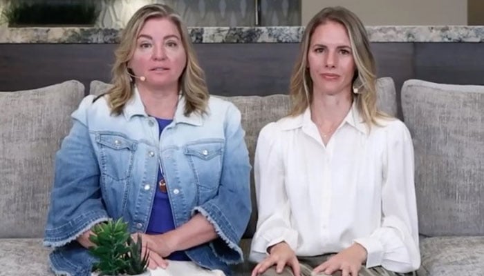 Parenting YouTuber Ruby Franke (right) and her business partner Jodi Hildebrandt. — Instagram/Moms of Truth