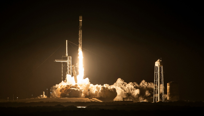 SpaceXs Falcon 9 launches the IM-1 mission Nova-C class lunar lander on February from Kennedy Space Station, Florida on February 15, 2024. — Facebook/Intuitive Machines