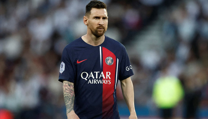 Soccer Football - Ligue 1 - Paris St Germain v Clermont - Parc de Princes, Paris, France - June 3, 2023 Paris St Germains Lionel Messi.— Reuters