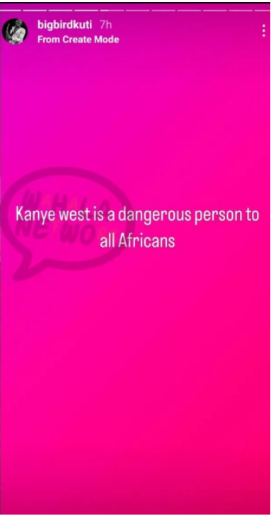 Kanye West feared to be a peril for the African community