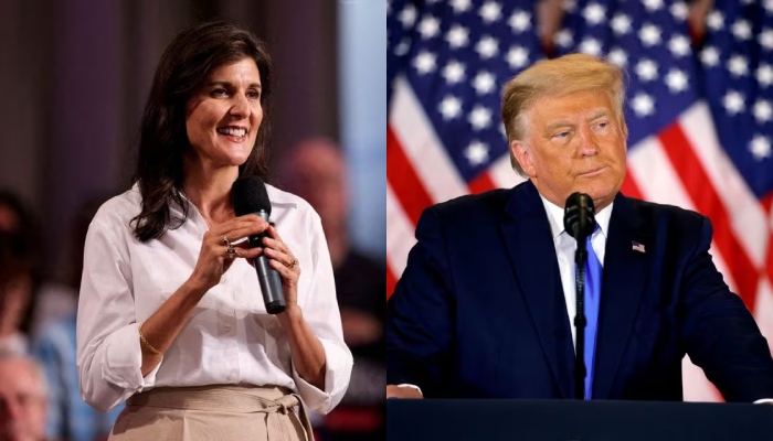 This combination of images shows Nikki Haley (left) and Donald Trump. — Reuters/Files