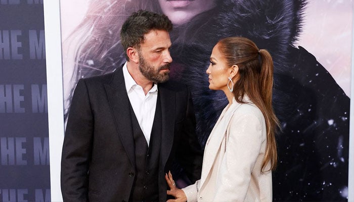 Ben Affleck reacts as Jennifer Lopez shares their private letters