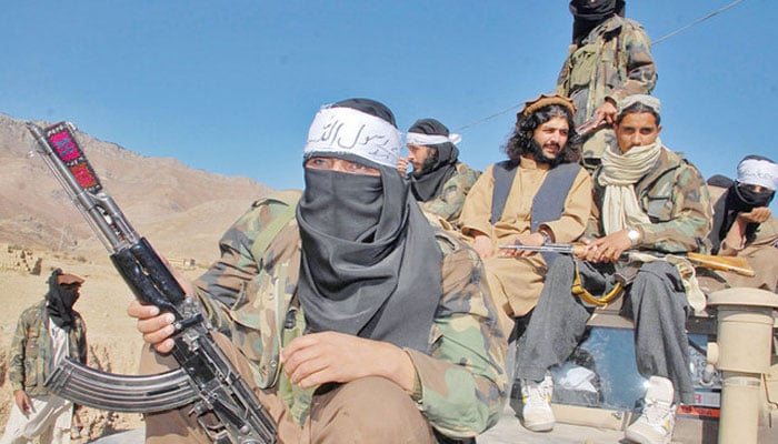 Tehreek-e-Taliban Pakistan (TTP) militants are seen in this undated image. AFP/File