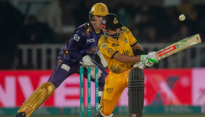 Peshawar Zalmi beat  Quetta Gladiators in PSL 9 on March 8, 2024. — PCB