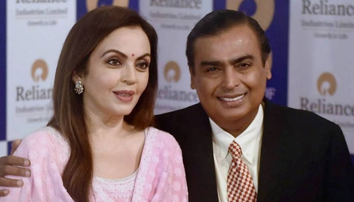 Nita Ambani and Mukesh Ambani. — Instagram/@nita.ambaniii