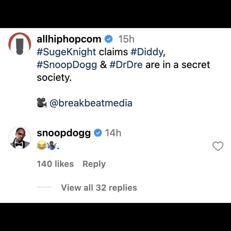 Snoop Dogg reacts to wild conspiracy theory involving best friends